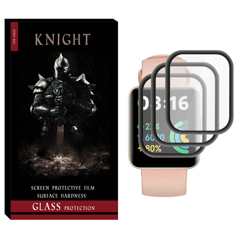 محافظ صفحه نمایش نانو نایت مدل NKT مناسب برای ساعت هوشمند شیائومی Redmi Watch 2 بسته سه عددی