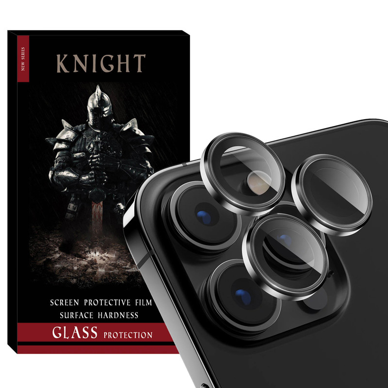 محافظ لنز دوربین نایت مدل Ring Metal مناسب برای گوشی موبایل اپل Iphone 13 Pro / 13 Pro Max