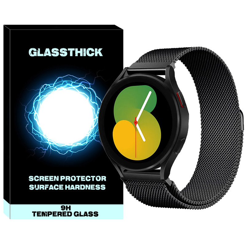بند گلستیک مدل Milanese مناسب برای ساعت هوشمند سامسونگ Galaxy Watch 5 40mm / Watch 5 44mm / Watch 5 pro 45mm