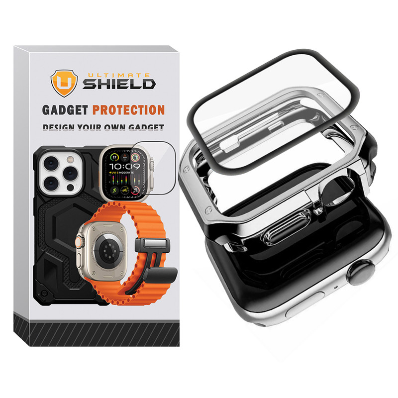 کاور آلتیمیت شیلد مدل Lux Shield UL مناسب برای اپل واچ سری 4/5/6/Se سایز 44 میلی متری به همراه محافظ صفحه نمایش