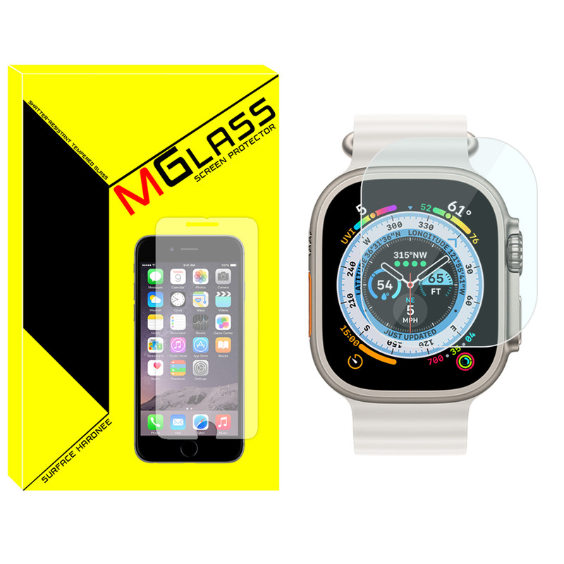 محافظ صفحه نمایش شیشه‌ای ام‌گلس مدل SH-MG مناسب برای ساعت هوشمند هاینو تکو T99 Ultra Max