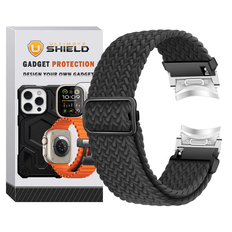 بند آلتیمیت شیلد مدل Braided LP BTN SL مناسب برای ساعت هوشمند سامسونگ Galaxy Watch 4/5/6/7/FE 40/43/44/46/47mm