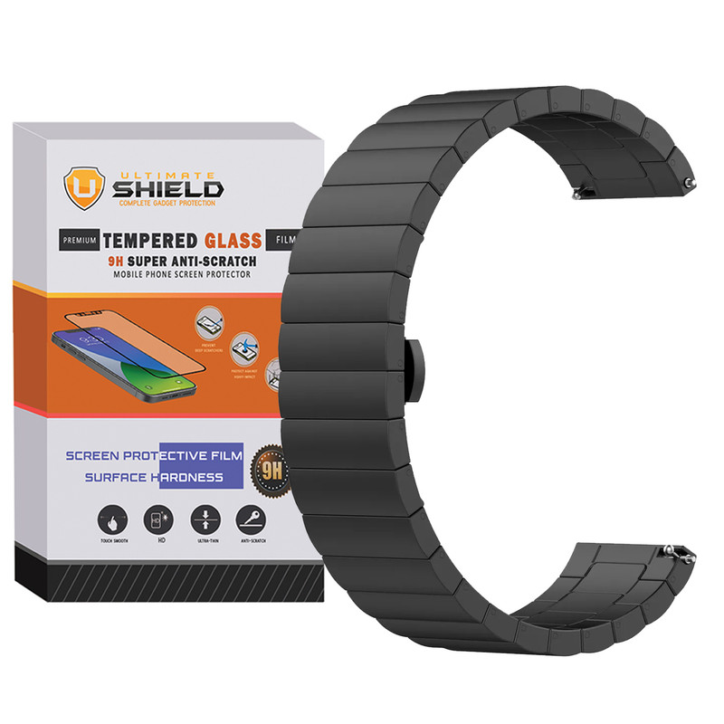 بند آلتیمیت شیلد مدل UL-Swatch-Link مناسب برای ساعت هوشمند امیزفیت GTS / GTS 2 / GTS 2 mini / GTS 2E / GTS 3