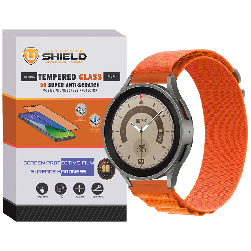 بند آلتیمیت شیلد مدل Alpine-UL مناسب برای ساعت هوشمند سامسونگ Galaxy Watch Active 40mm / Active 2 40mm / Active 2 44mm