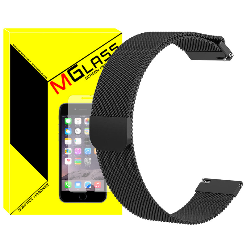 بند ام‌گلس مدل Milanese مناسب برای ساعت هوشمند سامسونگ Galaxy Watch Active / Watch 2 40mm / Watch 2 44mm