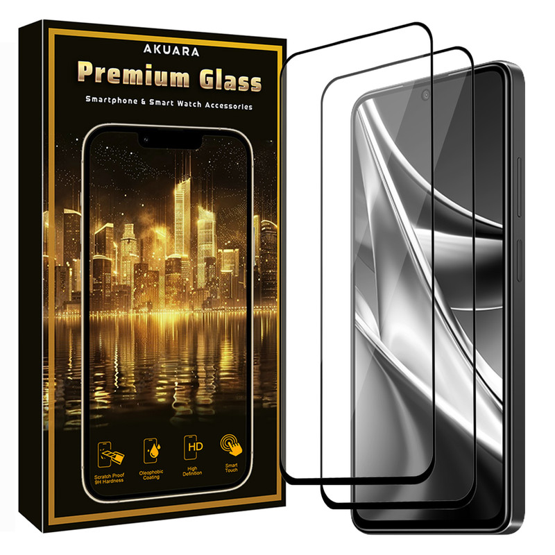 محافظ صفحه نمایش آکوآرا مدل Premium FLL2 مناسب برای گوشی موبایل موتورولا Edge 30 Pro بسته دو عددی