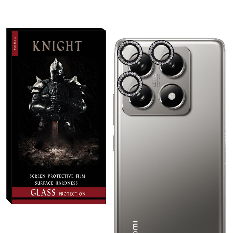 محافظ لنز دوربین نایت مدل Ring Diamond KT مناسب برای گوشی موبایل شیائومی Mi 14T Pro