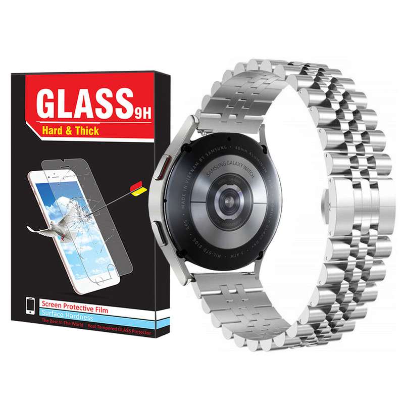 بند هارد اند تیک مدل RLX HT مناسب برای ساعت هوشمند سامسونگ Galaxy Watch FE