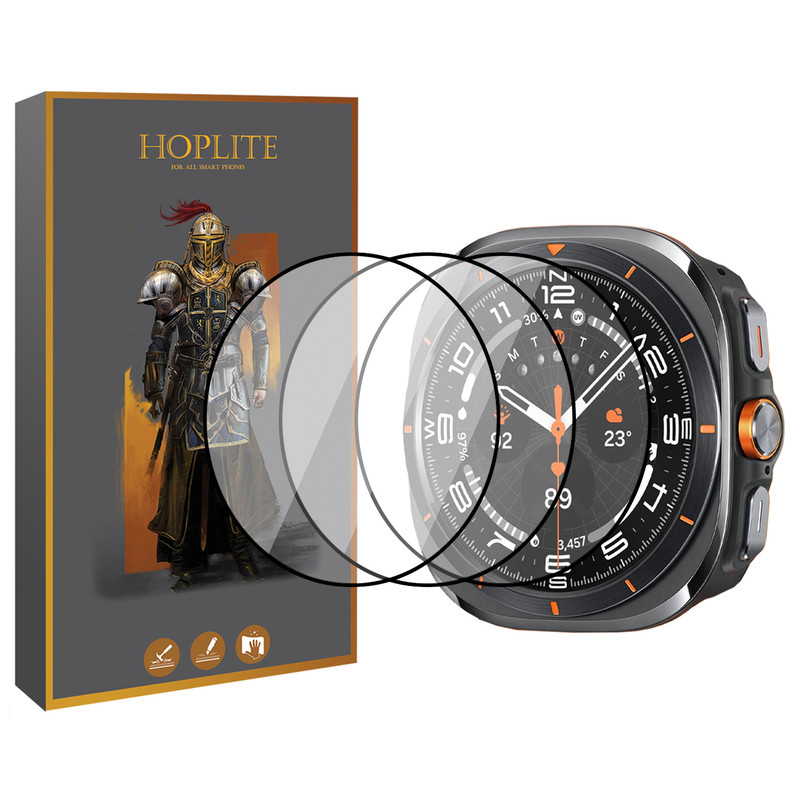 محافظ صفحه نمایش هاپلایت مدل Pmma-HL مناسب برای ساعت هوشمند سامسونگ Galaxy Watch 7 Ultra 47mm بسته سه عددی