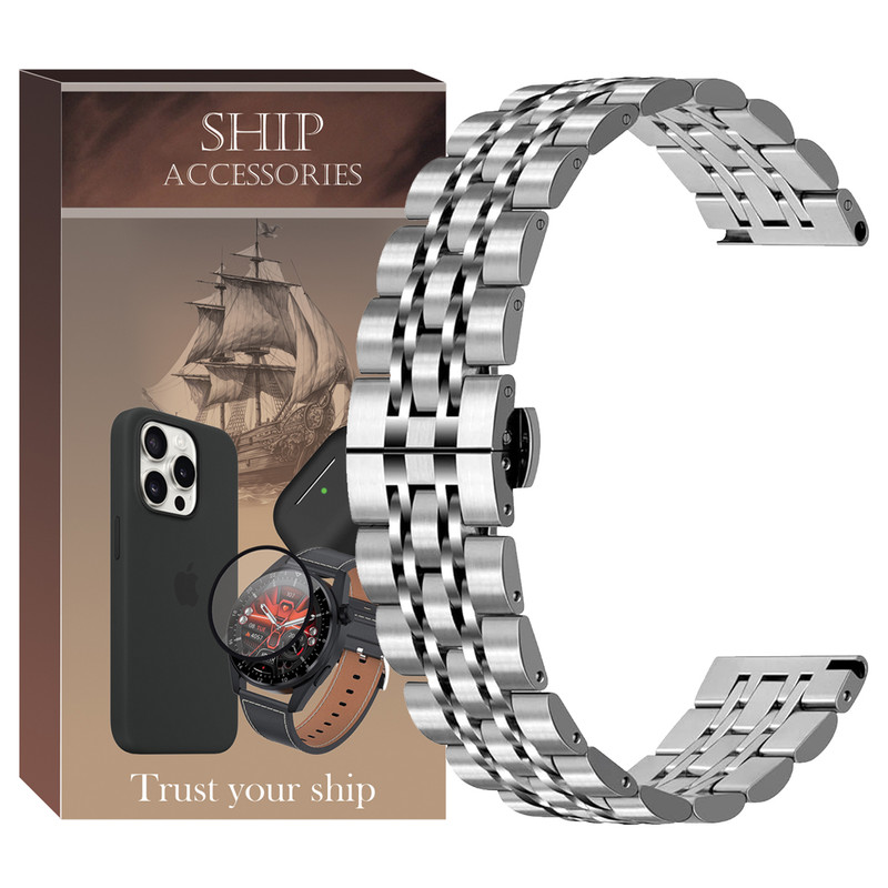 بند شیپ مدل 7Row SH مناسب برای ساعت هوشمند سامسونگ Galaxy Watch FE