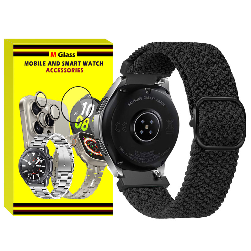بند ام‌گلس مدل Braided MG مناسب برای ساعت هوشمند سامسونگ Galaxy Watch FE