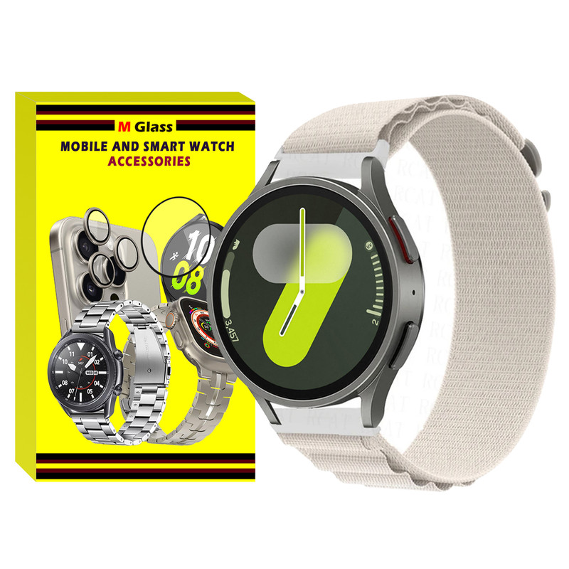 بند ام‌گلس مدل Alpine MG مناسب برای ساعت هوشمند سامسونگ Galaxy Watch 4/5/6/7/FE سایز 40/43/44/46/47 میلی متری