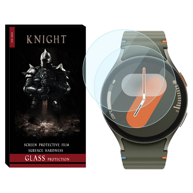 محافظ صفحه نمایش شیشه‌ای نایت مدل Glass-KT مناسب برای ساعت هوشمند سامسونگ Galaxy Watch 7 40mm بسته دو عددی
