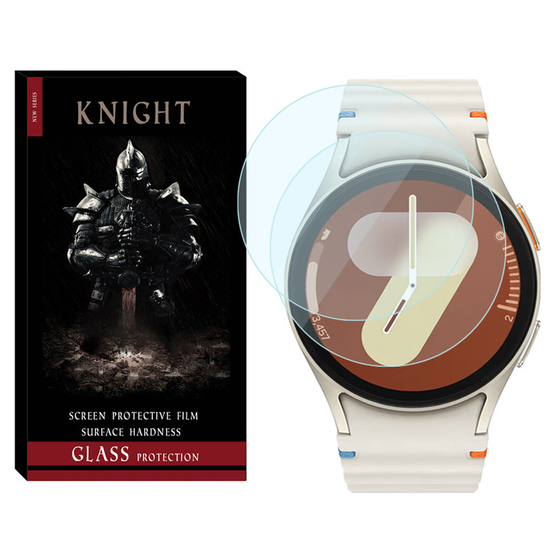 محافظ صفحه نمایش شیشه‌ای نایت مدل Glass-KT مناسب برای ساعت هوشمند سامسونگ Galaxy Watch 7 44mm بسته دو عددی