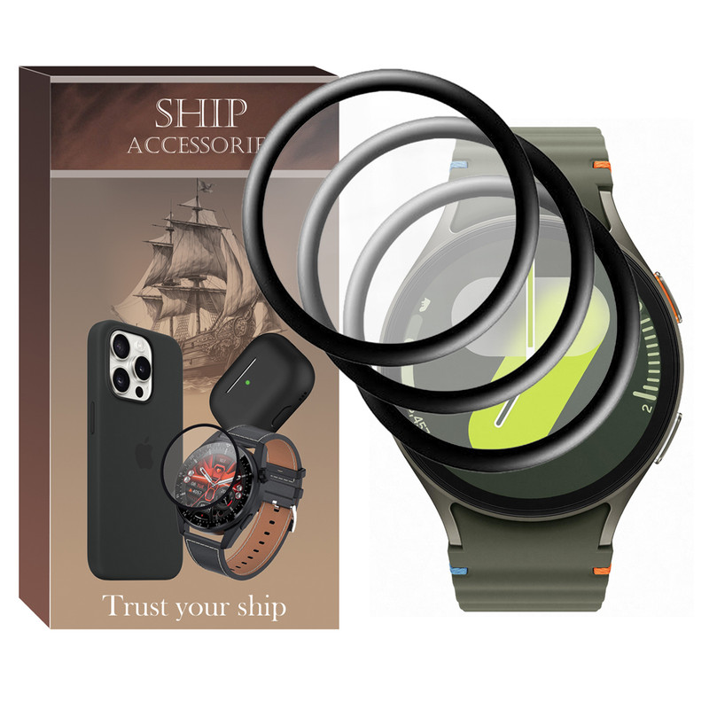 محافظ صفحه نمایش شیپ مدل Pmma-SH مناسب برای ساعت هوشمند سامسونگ Galaxy Watch 7 40mm بسته سه عددی