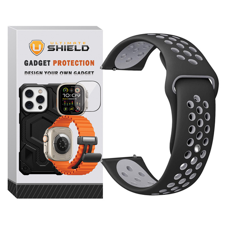 بند آلتیمیت شیلد مدل NK_SIC TW مناسب برای ساعت هوشمند ایمیکی TG1 22mm