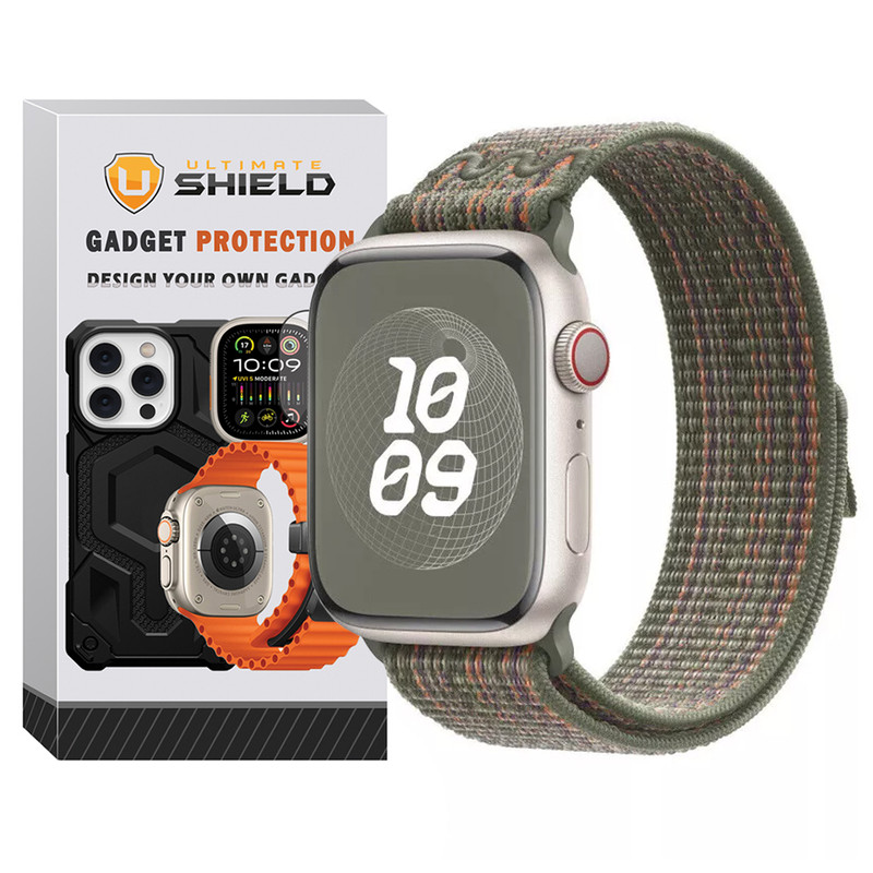 بند آلتیمیت شیلد مدل NK Hyper Nylon مناسب برای اپل واچ 45 mm سری 8