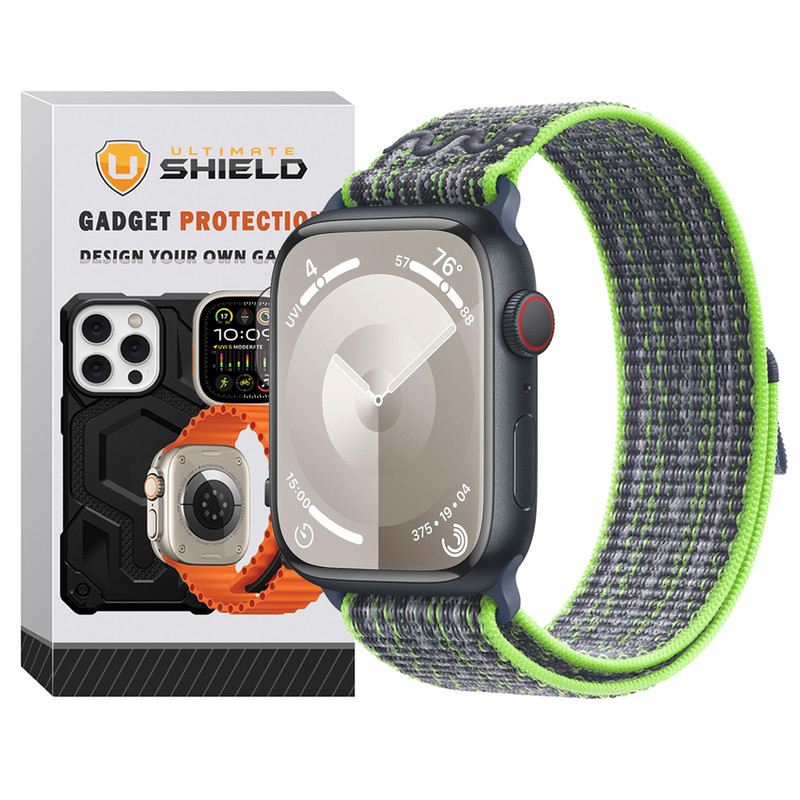 بند آلتیمیت شیلد مدل NK Hyper Nylon مناسب برای اپل واچ 46 mm سری 10
