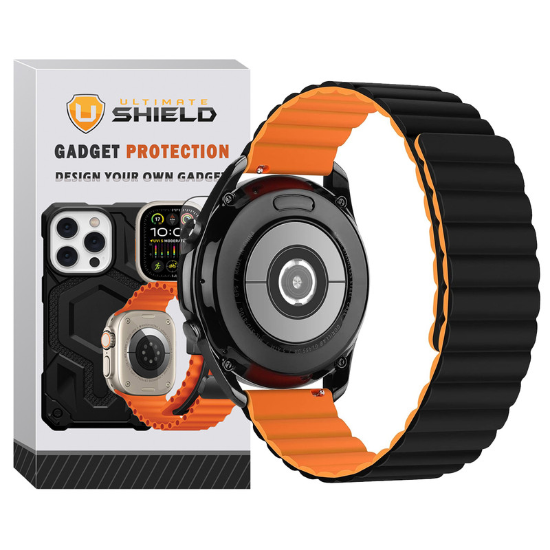 بند آلتیمیت شیلد مدل SIC Link UL BK TW مناسب برای ساعت هوشمند سامسونگ 22 میلی متری Galaxy Watch Gear S2 Classic / Gear S3 / Gear Sport