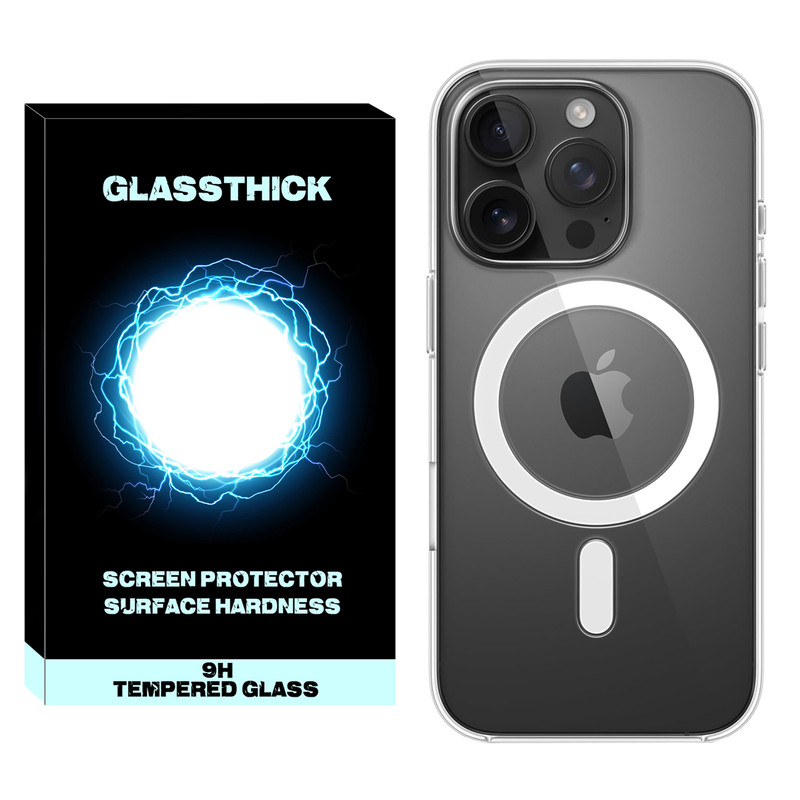 کاور گلستیک مدل Clear Magsafe GL مناسب برای گوشی موبایل اپل iPhone 16 Pro