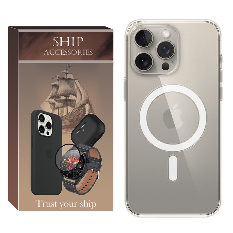 کاور شیپ مدل Clear Magsafe SH مناسب برای گوشی موبایل اپل iPhone 16 Pro