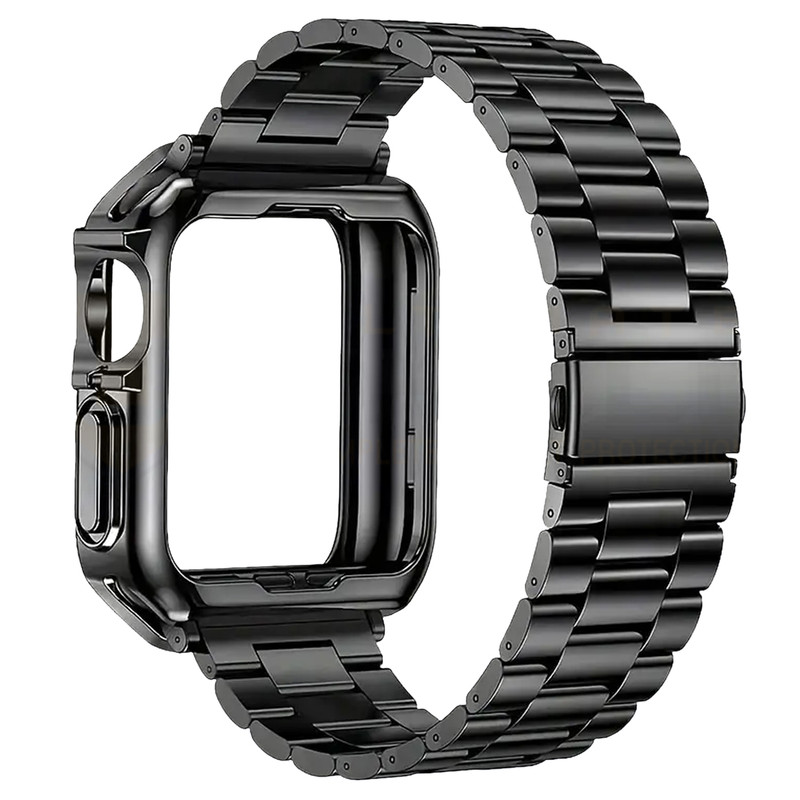 بند آلتیمیت شیلد مدل 3BLX مناسب برای اپل واچ سری 4/5/6/Se سایز 44 میلی متری به همراه کاور