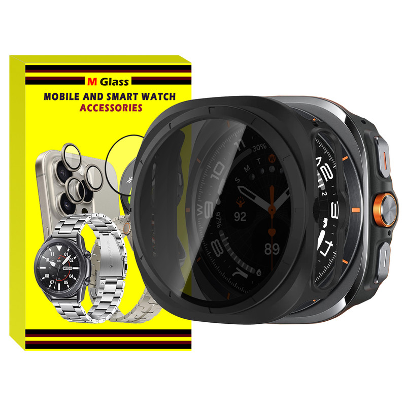 کاور ام‌گلس مدل Privacy Case MG مناسب برای ساعت هوشمند سامسونگ Galaxy Watch 7 Ultra 47mm