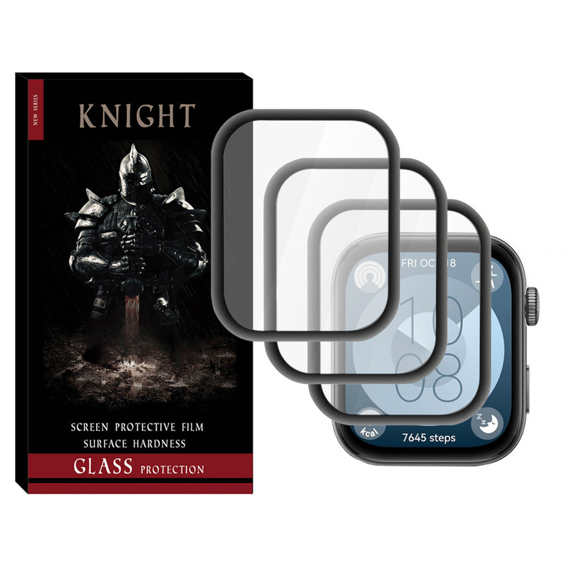محافظ صفحه نمایش نایت مدل Pmma-KT مناسب برای ساعت هوشمند هوآوی Watch Fit 3 بسته سه عددی