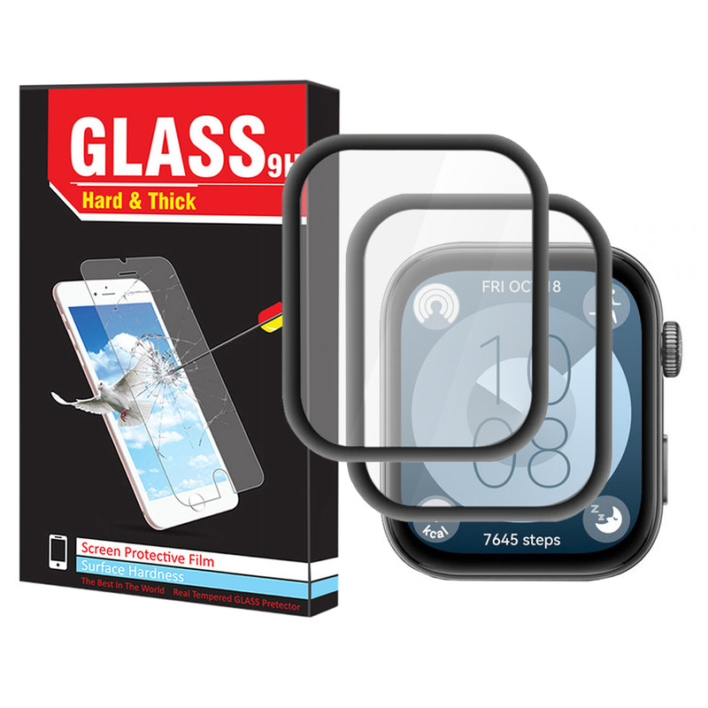 محافظ صفحه نمایش هارد اند تیک مدل Pmma-HT مناسب برای ساعت هوشمند هوآوی Watch Fit 3 بسته دو عددی