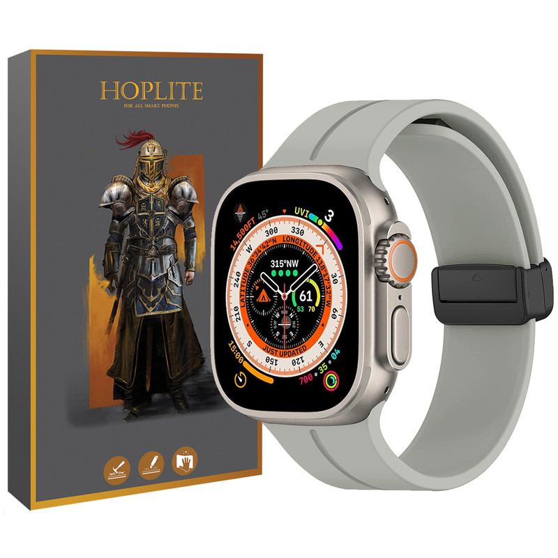 بند هاپلایت مدل Magnetic-ORG-HL مناسب برای ساعت هوشمند ویرفیت HW8 Ultra