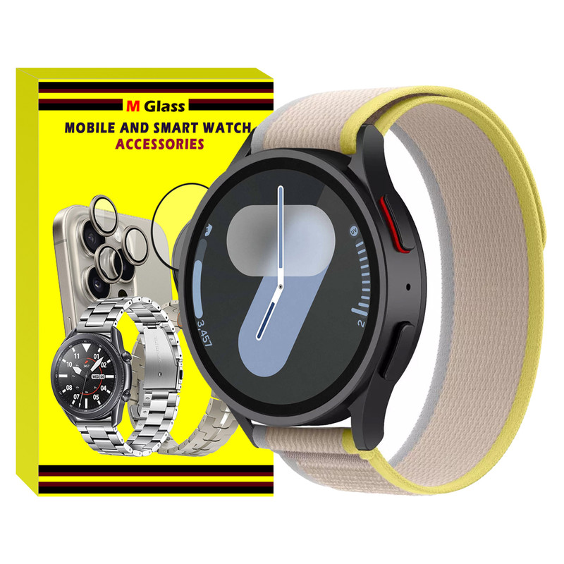 بند ام‌گلس مدل Trail Loop MG مناسب برای ساعت هوشمند سامسونگ Galaxy Watch 4 40mm / 4 44mm / 5 40mm / 5 44mm / 6 40mm / 6 44mm / 7 40mm / 7 44mm