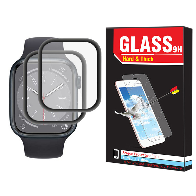 محافظ صفحه نمایش نانو هارد اند تیک مدل NHT مناسب برای اپل واچ سری 8 41 میلی متری بسته دو عددی