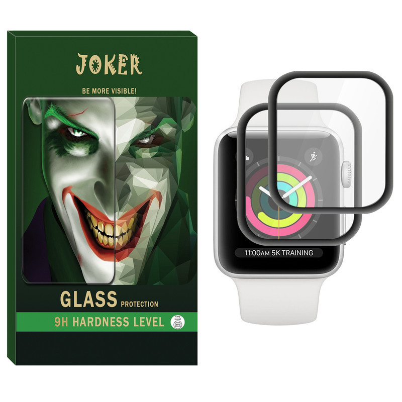 محافظ صفحه نمایش نانو جوکر مدل NJK مناسب برای ساعت هوشمند اپل واچ 38 میلی متری بسته دو عددی