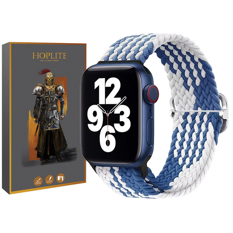 بند هاپلایت مدل Braided Blue HL مناسب برای اپل واچ Series 10 46mm Aluminum