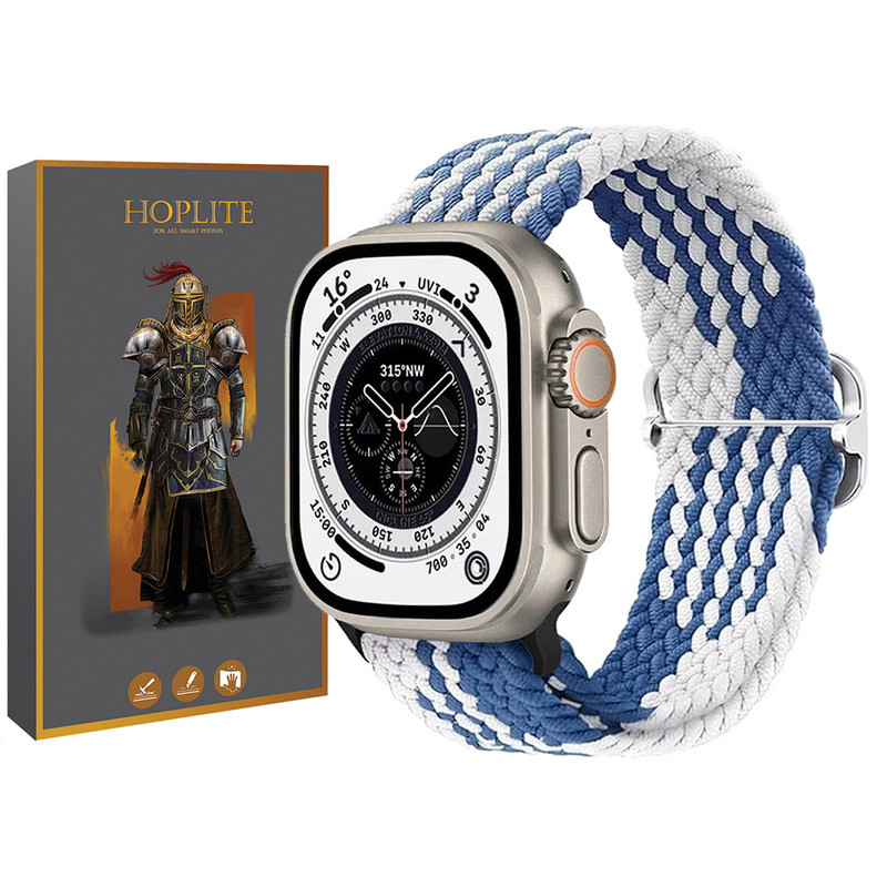 بند هاپلایت مدل Braided Blue HL مناسب برای اپل واچ Ultra / Ultra 2 49mm