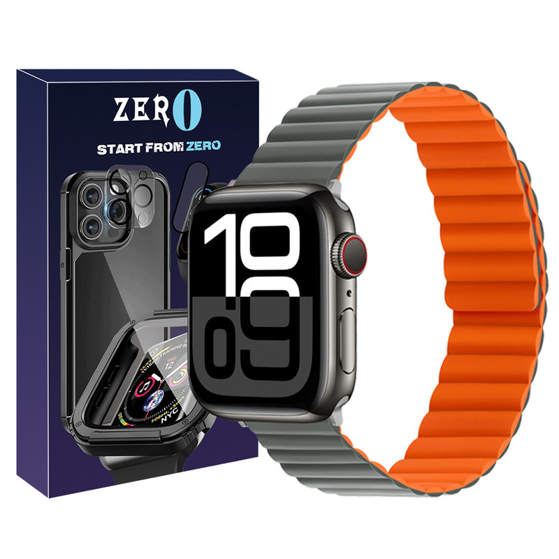 بند زیرو مدل SIC Link ZR GY مناسب برای اپل واچ سری 10 سایز 46 میلی متری