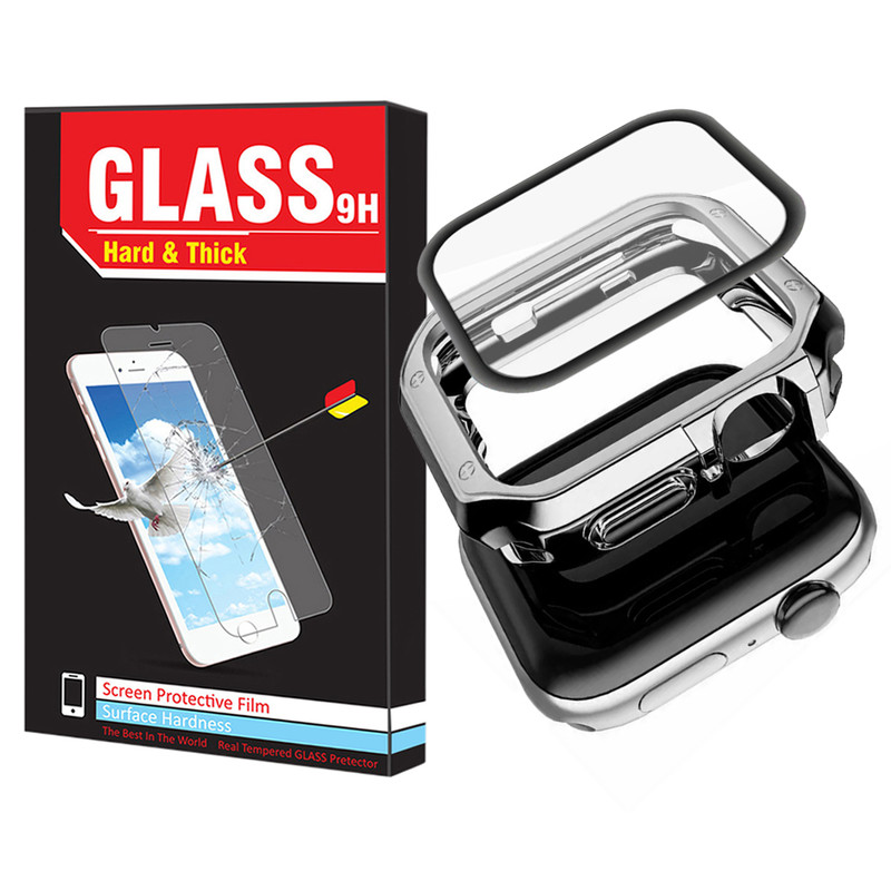 کاور هارد اند تیک مدل Lux Shield HT مناسب برای اپل واچ سری 4/5/6/Se سایز 40 میلی متری به همراه محافظ صفحه نمایش