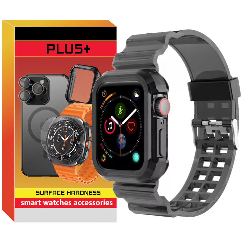 بند پلاس مدل Transparent Shock PL مناسب برای اپل واچ سری 4/5/6/Se سایز 40 میلی متری