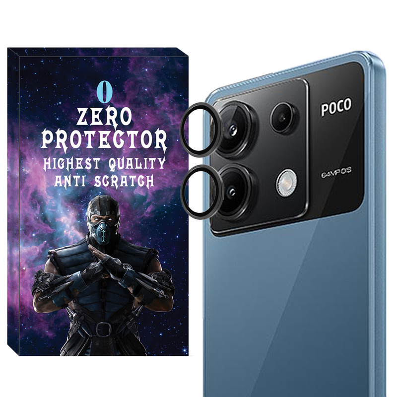 محافظ لنز دوربین زیرو مدل Ring-Metal-ZR مناسب برای گوشی موبایل شیائومی Poco X6