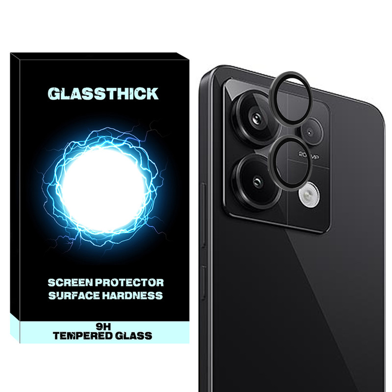 محافظ لنز دوربین گلستیک مدل Ring-Metal-GL مناسب برای گوشی موبایل شیائومی Poco X6 Pro