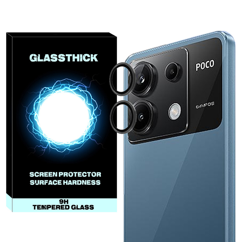 محافظ لنز دوربین گلستیک مدل Ring-Metal-GL مناسب برای گوشی موبایل شیائومی Poco X6