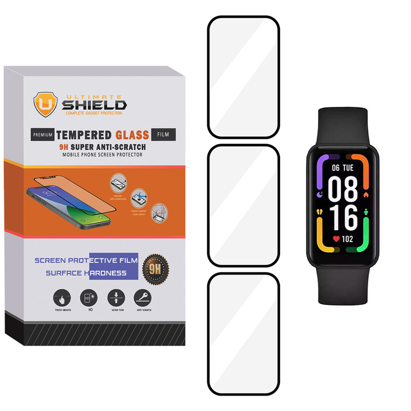 محافظ صفحه نمایش نانو آلتیمیت شیلد مدل NUL مناسب برای ساعت هوشمند شیائومی Redmi Smart Band Pro بسته سه عددی