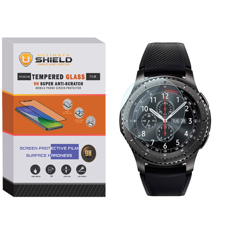محافظ صفحه نمایش شیشه ای آلتیمیت شیلد مدل SH-UL مناسب برای ساعت هوشمند سامسونگ Galaxy Gear S3
