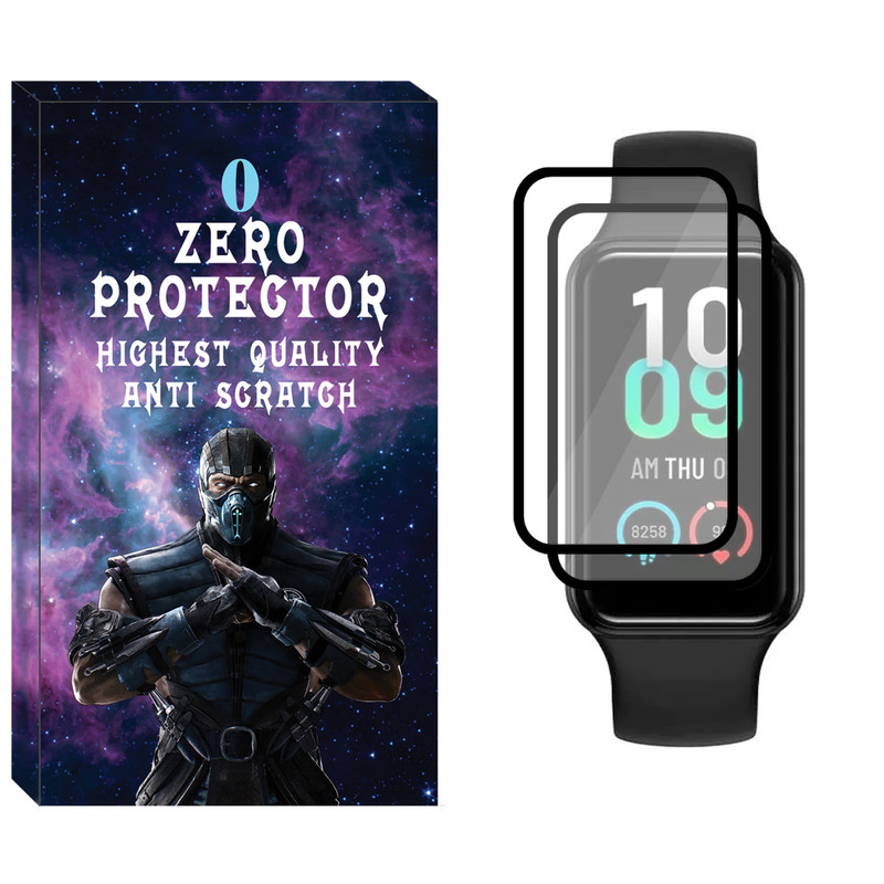 محافظ صفحه نمایش نانو زیرو مدل NZO مناسب برای ساعت هوشمند شیائومی Amazfit Band 7 بسته دو عددی