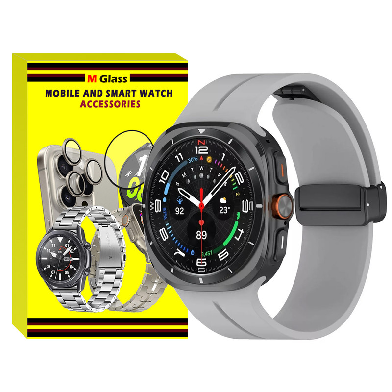 بند ام‌گلس مدل Magnetic ORG MG مناسب برای ساعت هوشمند سامسونگ Galaxy Watch 7 Ultra 47mm
