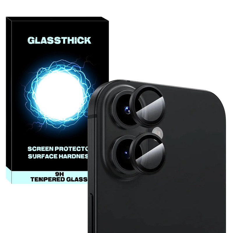 محافظ لنز دوربین گلستیک مدل Ring Metal GL مناسب برای گوشی موبایل اپل iPhone 16 / 16 Plus