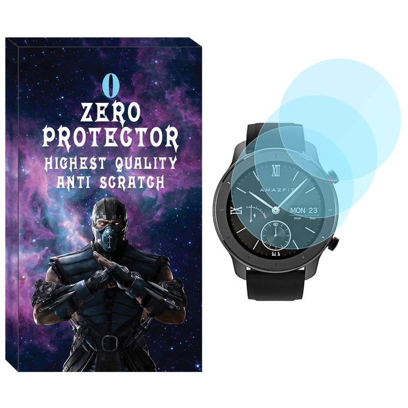 محافظ صفحه نمایش نانو زیرو مدل NZO مناسب برای ساعت هوشمند آمازفیت GTR 47mm بسته سه عددی