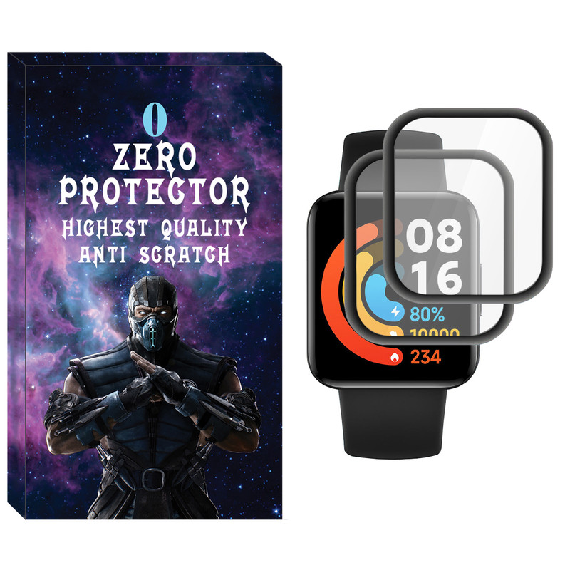 محافظ صفحه نمایش نانو زیرو مدل NZO مناسب برای ساعت هوشمند شیائومی Redmi Watch 2 بسته دو عددی