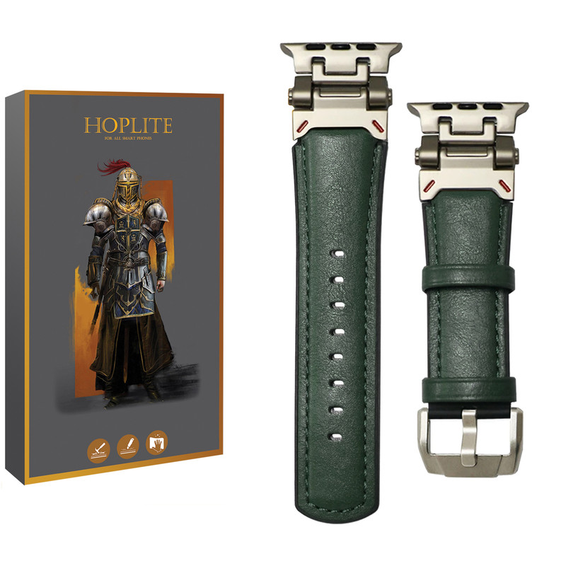 بند هاپلایت مدل Leather Rover HL مناسب برای اپل واچ سری Se/1/2/3/4/5/6/7/8/9 سایز 42/44/45 میلیمتری