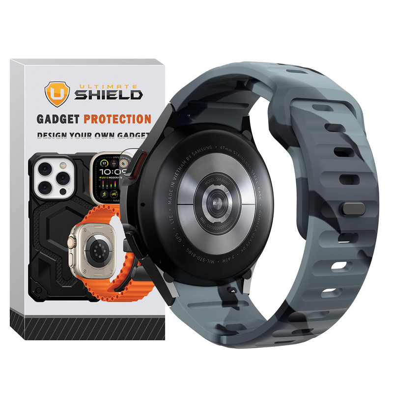 بند آلتیمیت شیلد مدل Camo SPG Arc مناسب برای ساعت هوشمند سامسونگ Galaxy Watch 7 44mm